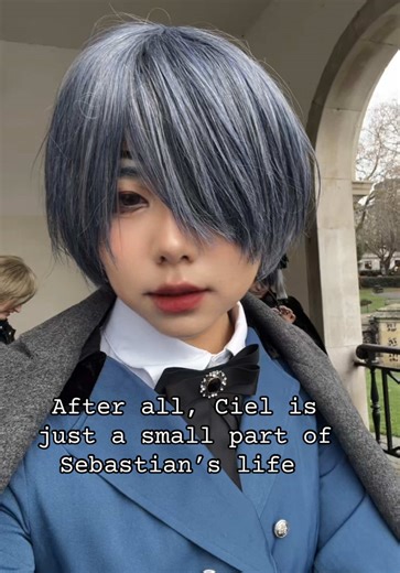 Their contract is only 4 years old, while Sebastian has lived for 1000 years… #kuroshitsuji #blackbutler #cielphantomhive #sebastianmichaelis #cosplay