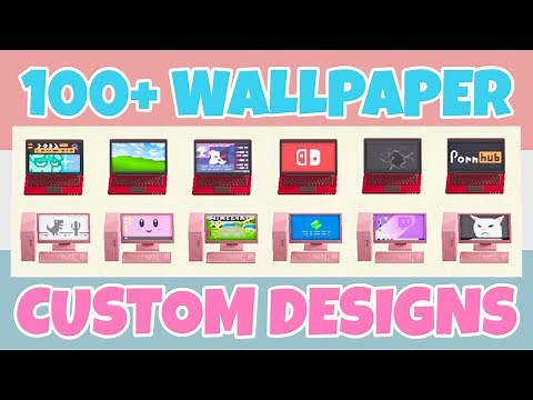 Top 100+ Laptop/Computer Screen Wallpaper Custom Designs In Animal Crossing New Horizons (ID CODES)