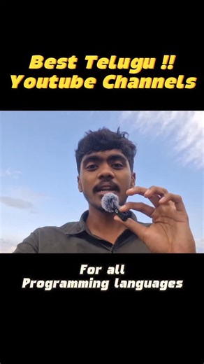 Coding Kashtalu on Instagram: "Telugu youtube channels for Java, Python, JavaScript, C, C++, Web development, DSA 🚀🔥 Just follow and comment "youtube" to get into yiur dms🚀❤️. [Telugu youtube channels for coding, JavaScript, Python, Java, Web development, best channels for coding in telugu]"