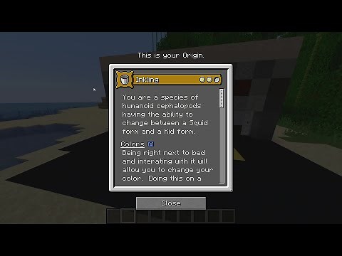 Minecraft Origins Mod - Inkling (Custom Origin)