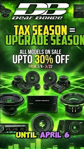 Deaf Bonce Car audio Deals #caraudio