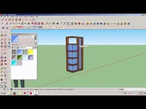 tutorial sketchup bahasa indonesia membuat jendela sudut