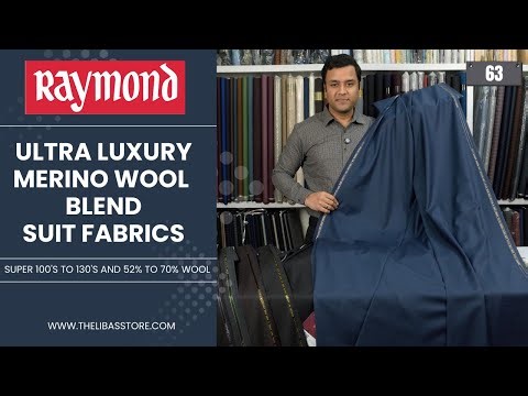 Ultra Luxury Raymond Wool Blend Suit Fabrics | Super 100’s–130’s | Merino & Tasmanian Wool
