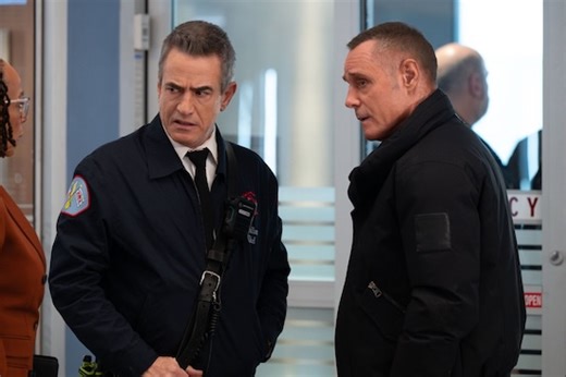 ONE CHICAGO Crossover Post-Mortem: The Showrunners Shed Light on Pascal and Voight's Unexpected History, That Heartbreaking Death, and More - Give Me My Remote