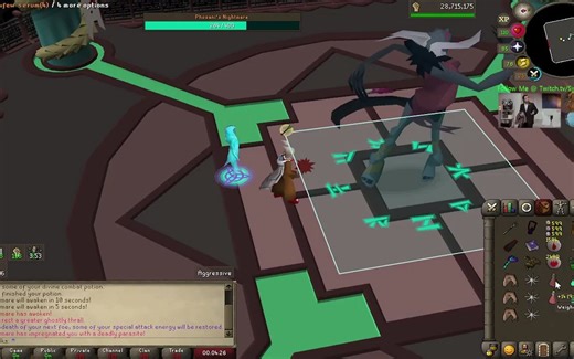 OldschoolRunescape Phosani's Nightmare普通装打梦魇指南