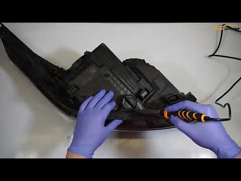 Repair replacement LED Driver DRL - KIA CEED 2 JD (II gen) 2012+ - how to change LED driver on lamp