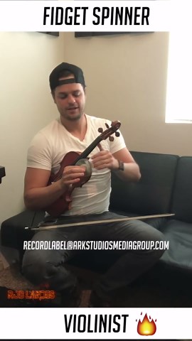 fidget spinner violinist plays original song