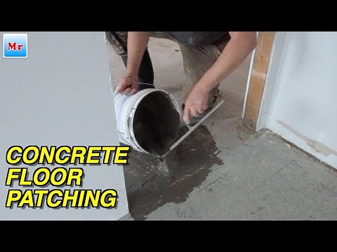 How To Make Patches for Concrete Floor with Mapei Planipatch DIY MrYoucandoityourself