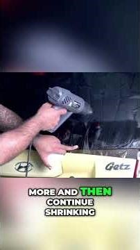 Professional Window Tinting: The Ultimate Shrink Technique! #automobile #windowtint