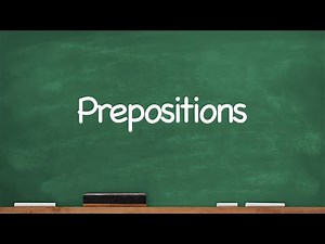 CC Preposition List Week 4