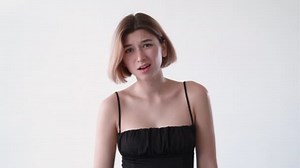 Wtf expression annoyed girl asking what gif loop