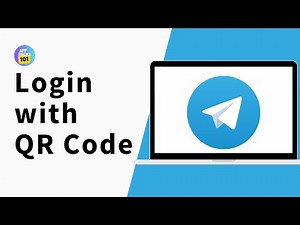 Telegram Login with QR Code on Laptop or PC