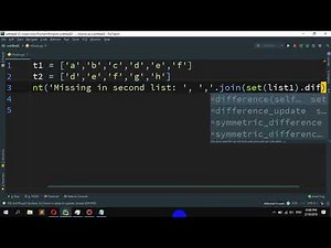 How to Find missing and additional values in two lists in Python