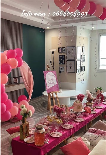 Delightful Pink Indoor Picnic Ideas for Birthdays