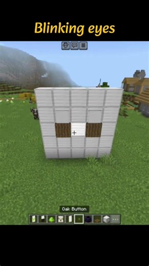 tiktok built hack best looking blinking #trending #minecraft