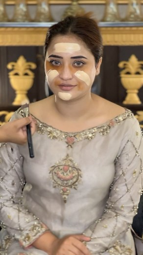 666K views · 8.1K reactions | Nikkah Makeup look Tutorial 朗 Mua : Hina Mishal 﫦 @hunnyandpomeesalon Attire: @asianbrides_by_haroon Jewellery: @moonzjewellers Muse : @amamahmalik_ ✔️Branch 1. 7-b, b-block satellite town, oppo old steps colg, near lasania rest. rehmanabad rwp ✔️ Branch 2 . 8-d, gujrat plaza, near edenrobe, oppo baoo jee rest, main pwd road, isl  commercial branch 03235132750. | Hunny and Pomee Salon | Facebook