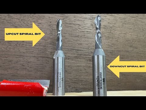 Upcut vs Downcut Spiral Router Bits - Which Is Right For Your Project?