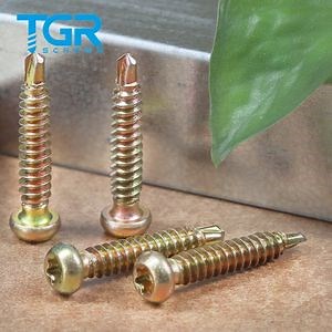 [Hot Item] Factory Zinc Plated Steel Pan Round Head T30 Torx Self Drilling Screw