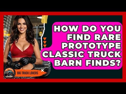 How Do You Find Rare Prototype Classic Truck Barn Finds? - Big Truck Lovers