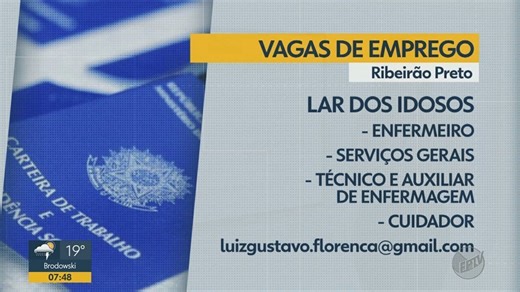 Confira as vagas de emprego nas regiões de Ribeirão Preto e Franca
