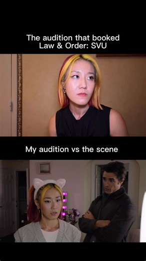 Carrie Fei on Instagram: "Learnings ⬇️ I auditioned for Law & Order SVU in a hotel room while traveling, and I’m so grateful to have booked this “actor right of passage” in my first full year as a working actor! When I got on set, I heard that casting and producers liked my energy and look for the character. This experience taught me a few things. 1) some of casting is in our control, like the energy we bring to the character. 2) I followed the character description that Ana had black winged eye