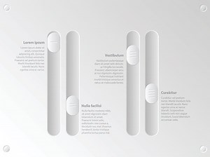 Coole Schieberegler Infografik mit Optionen