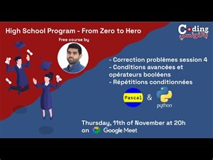 Algorithms and Python | France IOI: Conditions avancées, op booléens et repetitions conditionnées