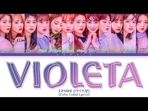 IZ*ONE (아이즈원) - Violeta Legendado (Color Coded Lyrics) By Kookia