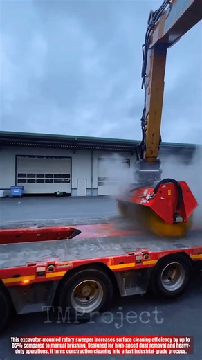 Innovative Excavator Sweeper Brush System: Best Industrial Cleaning Action