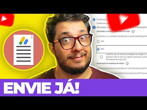 🔴 INFORMAÇÕES FISCAIS do AdSense: Como enviar corretamente? 😱
