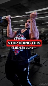 26K views · 300 reactions | ⚠️ Fix Your Barbell Curl Form ASAP!  Pin elbows tight to your sides, feet close, chest up, slight lean forward—curl controlled, no swinging! Bigger arms incoming!  #BarbellCurls #ArmDay #BicepsWorkout #GymTips #StrengthTraining #LeoSeason #FitnessGoals Proper barbell curl form, Biceps growth tips, Arm workout techniques | Donald Goldstein | Facebook