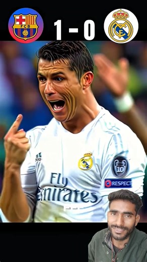 Ronaldo vs Messi football biggest battle ev #football #messi