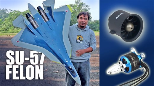 DIY Su-57 Felon RC jet – ducted fan vs pusher prop: ultimate performance showdown