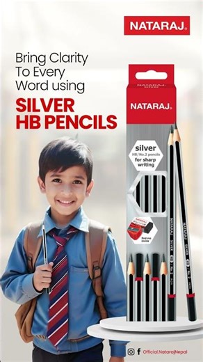 Nataraj Silver HB Pencils