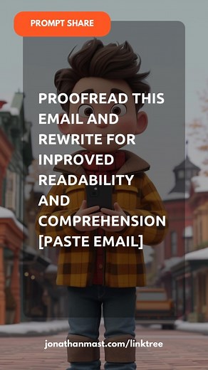 ChatGPT Prompt: email Mastery | Jonathan Mast