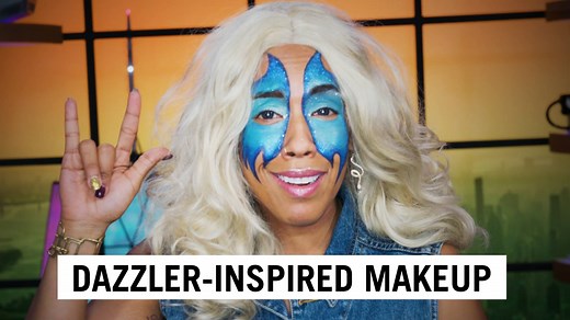 This Halloween, *dazzle* them all with this Dazzler-inspired makeup tutorial! Go here for the steps: https://bit.ly/2A7jI6s 🎤 | Marvel