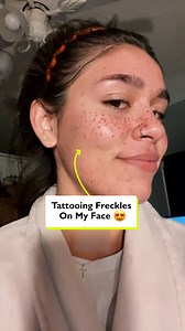 Getting faux freckles tattooed on my face 🩷 | Four Nine Looks