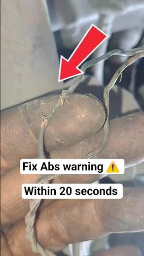 ⚠️ ABS Warning on Toyota Camry – See How I Solved It! #viral
