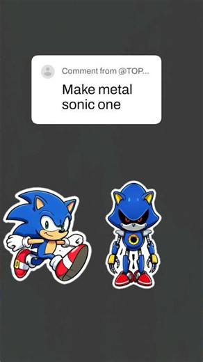 custom metal sonic sticker