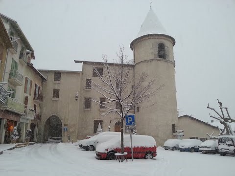 1 Veynes à Gap en cabine sous la neige [BGC B81500 cab ride drive view SNCF]