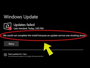 Fix: "Could not complete install because an update service was shutting down" Error Code: 0x8024001e
