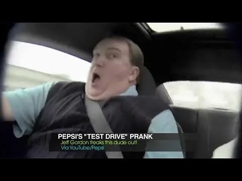 Pepsi MAX Camaro Jeff Gordon Test Drive Prank! Camaro & Pepsi Commercial