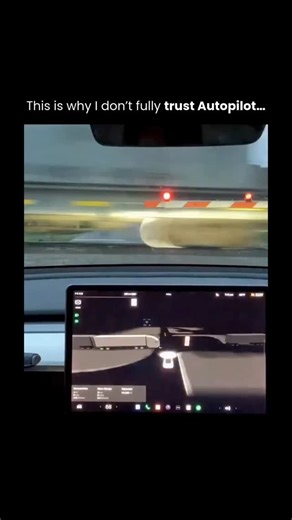 AI | Technology | Innovation | Inventions on Instagram: "During a Tesla Autopilot/FSD test, the system misread an oncoming train and flagged it as multiple trucks. That’s one of the core weaknesses of self-driving today: it isn’t just “driving” — it has to correctly interpret what it’s looking at in real time. Most of the time, these systems handle normal road patterns well. The problem is the edge cases: rare, unusual, or unfamiliar scenes where the model can confidently classify the wrong obje