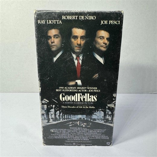 Goodfellas VHS Movie 1990 Warner Home Video Robert De Niro Ray Liotta Joe Pesci - Etsy Australia
