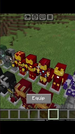 Iron Man suit Minecraft me 😱🔥#minecraftshorts #ironman #minecraftmods #gaming