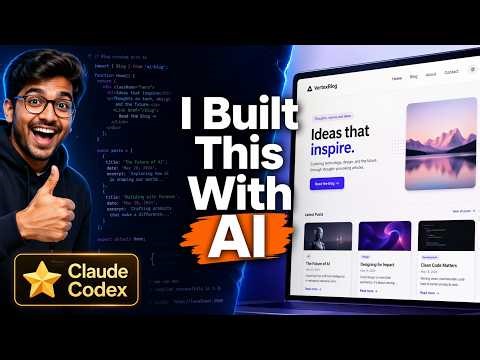I Built a Complete Blog Website with ZERO Coding using Claude AI 🤯