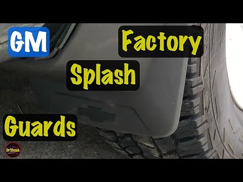 2007 - 2014 GM Accessory Rear Molded Splash Mud Guards Installation (Cadillac, Chevy, & GMC SUVs)