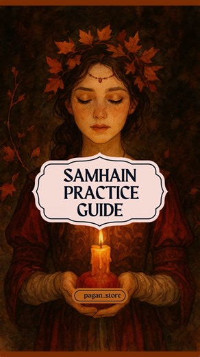 The new Samhain Ritual Guide is finally ready 🕯️ It turned out darker than I expected but that’s the true nature of Samhain. It’s not about fear or costumes, it’s about crossing the veil between worlds, honoring our ancestors, and facing the shadows within ourselves. Inside the guide, you’ll find: — step-by-step rituals for the night of Samhain — prayers and offerings to the Norse gods — ways to connect with your ancestors and the spirits of the land — reflections and practices for inner transf