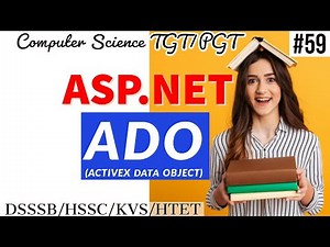 ActiveX data object #ASP.NET | #Computer science teacher | #DSSSB/HSSC/KVS/HTET