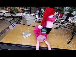 Dandee Animated Macarena Christmas Flamingo Sings Dances